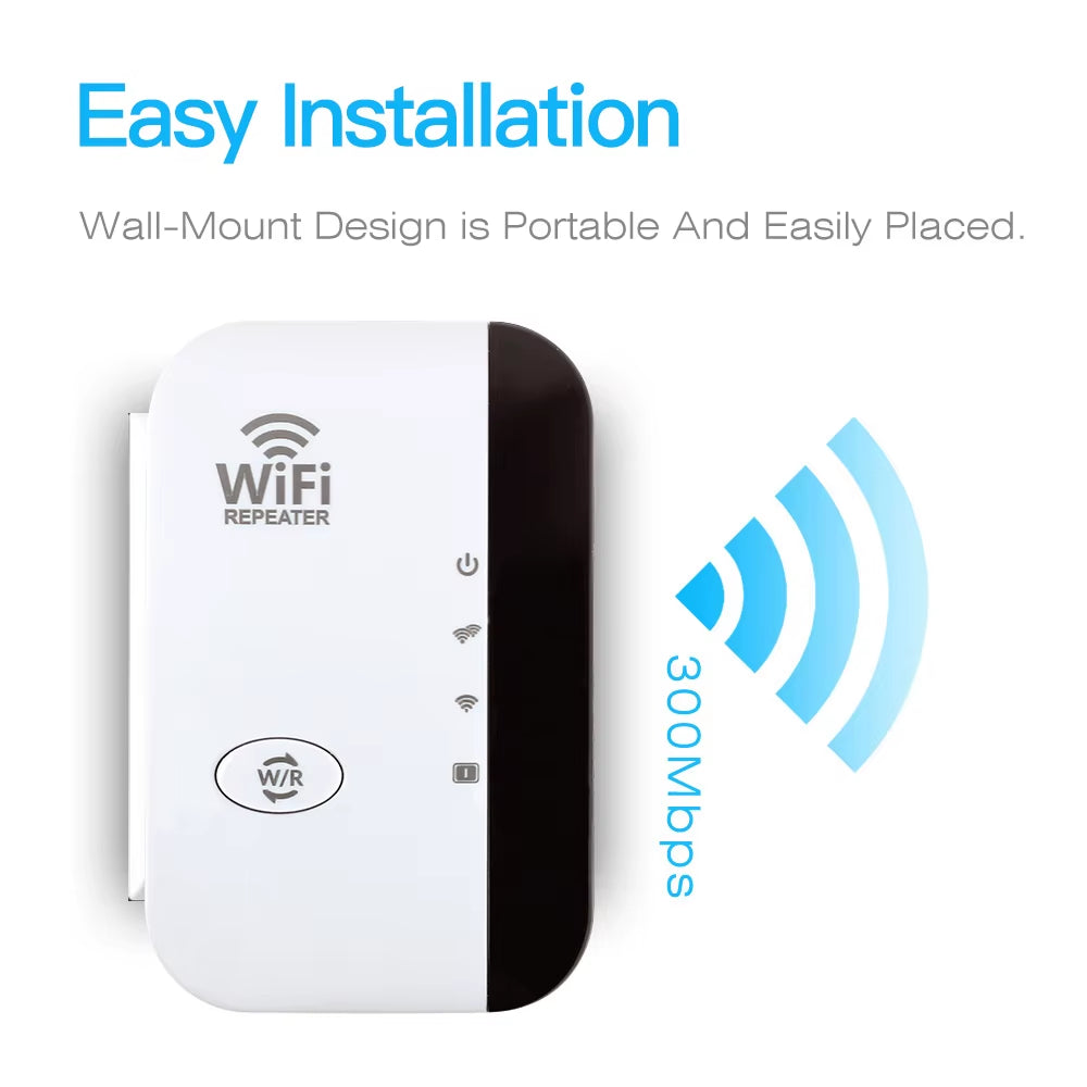 300Mbps WiFi Repeater – Boost Signal & Coverage